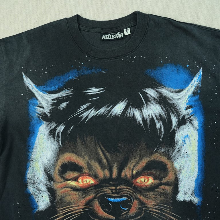 Hellstar Full Moon T-shirt Black - 6