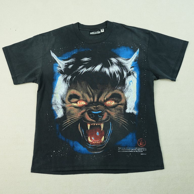 Hellstar Full Moon T-shirt Black - 7