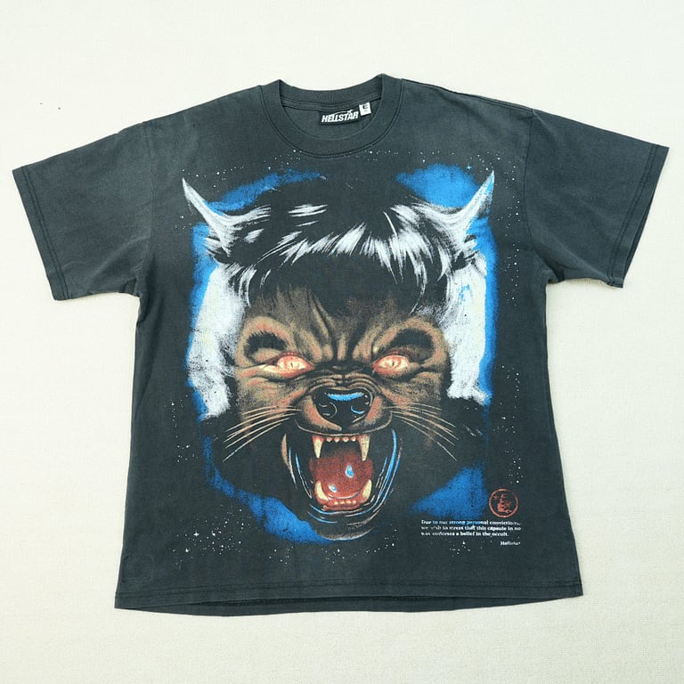 Hellstar Full Moon T-shirt Black - 8
