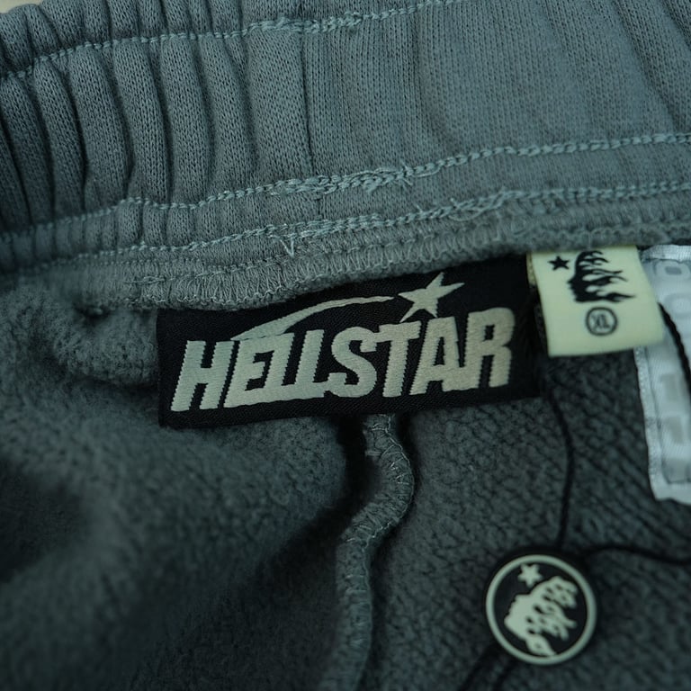 Hellstar Grey Future Flame Sweatpants - 8