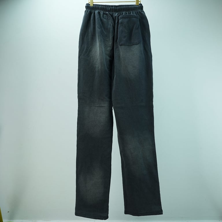 Hellstar No Guts No Glory Flare Bottom Sweatpants Midnight Dye Black - 16