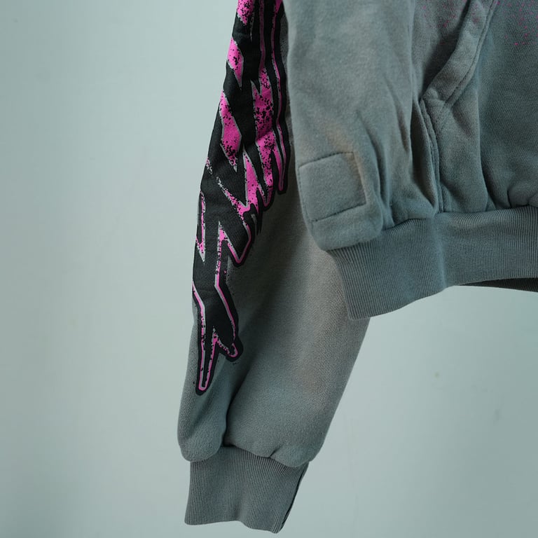 Hellstar Future Flame Hoodie Grey - 11