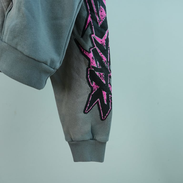 Hellstar Future Flame Hoodie Grey - 12