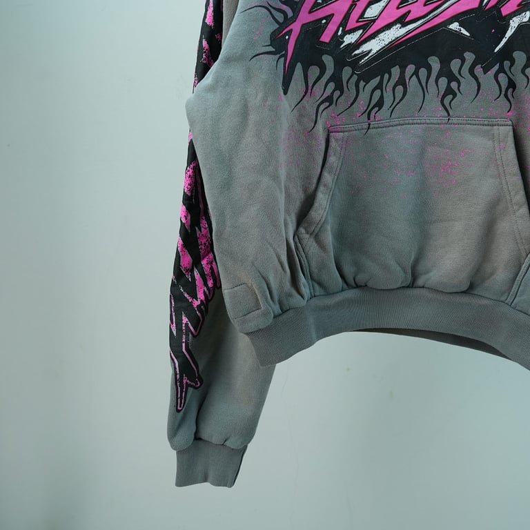 Hellstar Future Flame Hoodie Grey - 18
