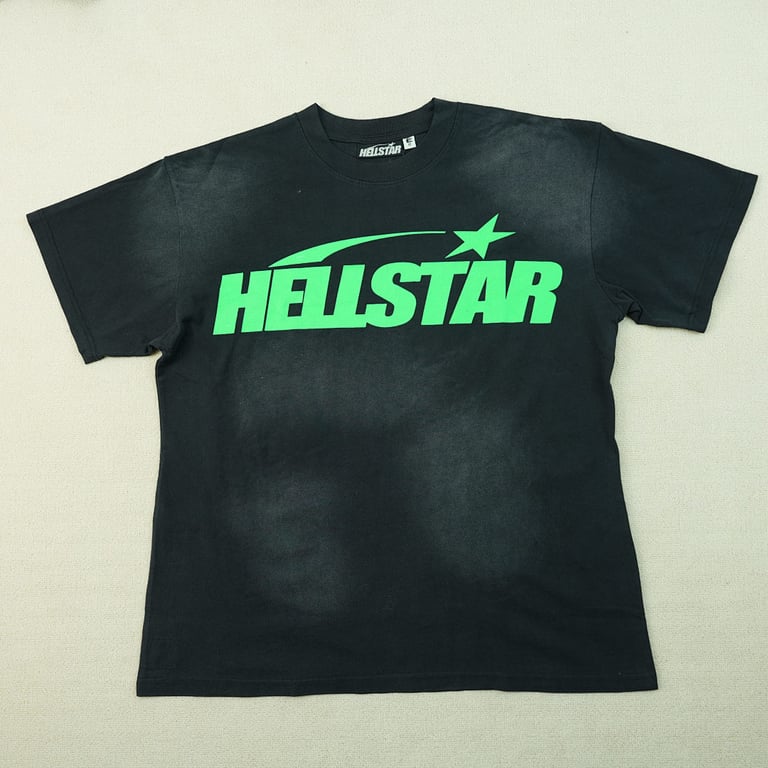 Hellstar Classic T-shirt Black/Green - 6