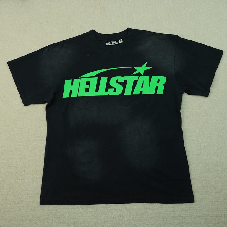 Hellstar Classic T-shirt Black/Green - 7