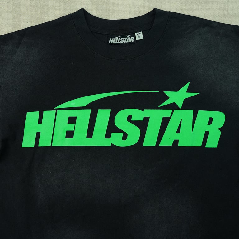 Hellstar Classic T-shirt Black/Green - 8