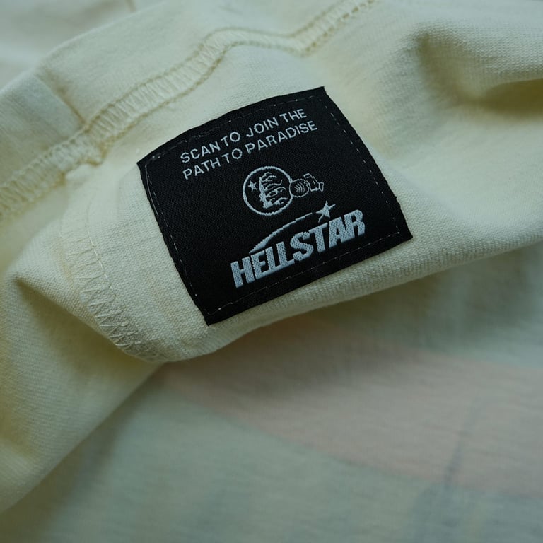 Hellstar Classic T-shirt White/Orange - 11