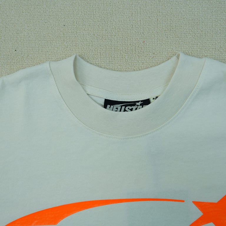 Hellstar Classic T-shirt White/Orange - 12