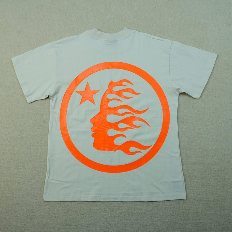 Hellstar Classic T-shirt White/Orange - 13