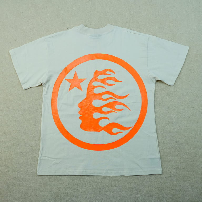 Hellstar Classic T-shirt White/Orange - 14