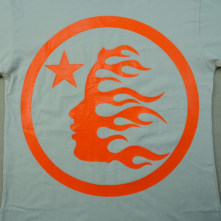 Hellstar Classic T-shirt White/Orange - 15