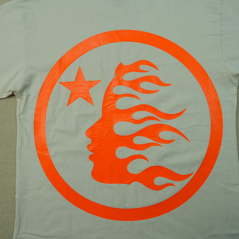 Hellstar Classic T-shirt White/Orange - 16