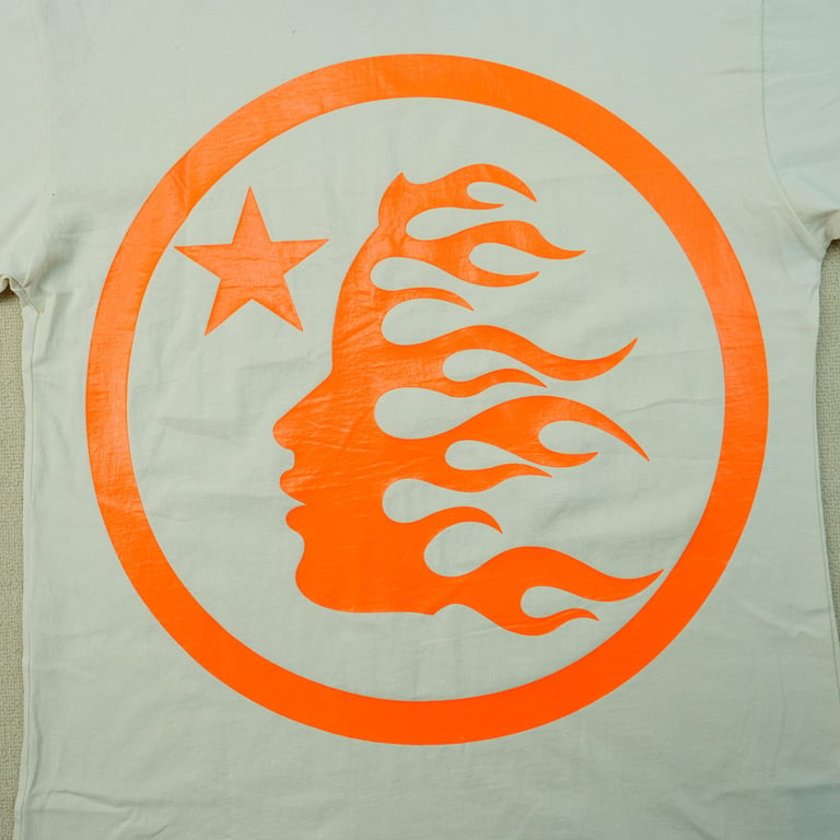 Hellstar Classic T-shirt White/Orange - 17