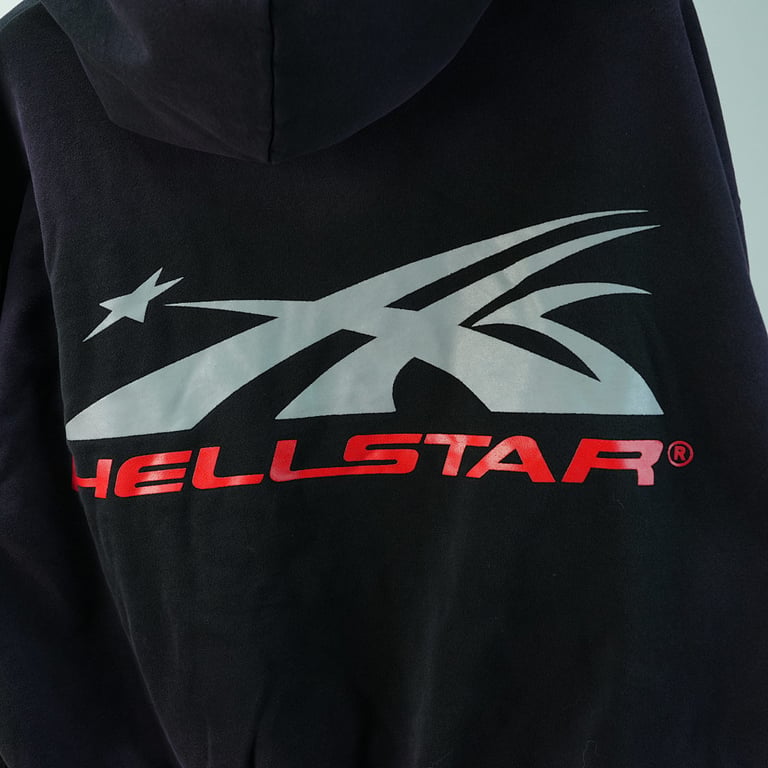 Hellstar Airbrushed Skull Hoodie Black - 23