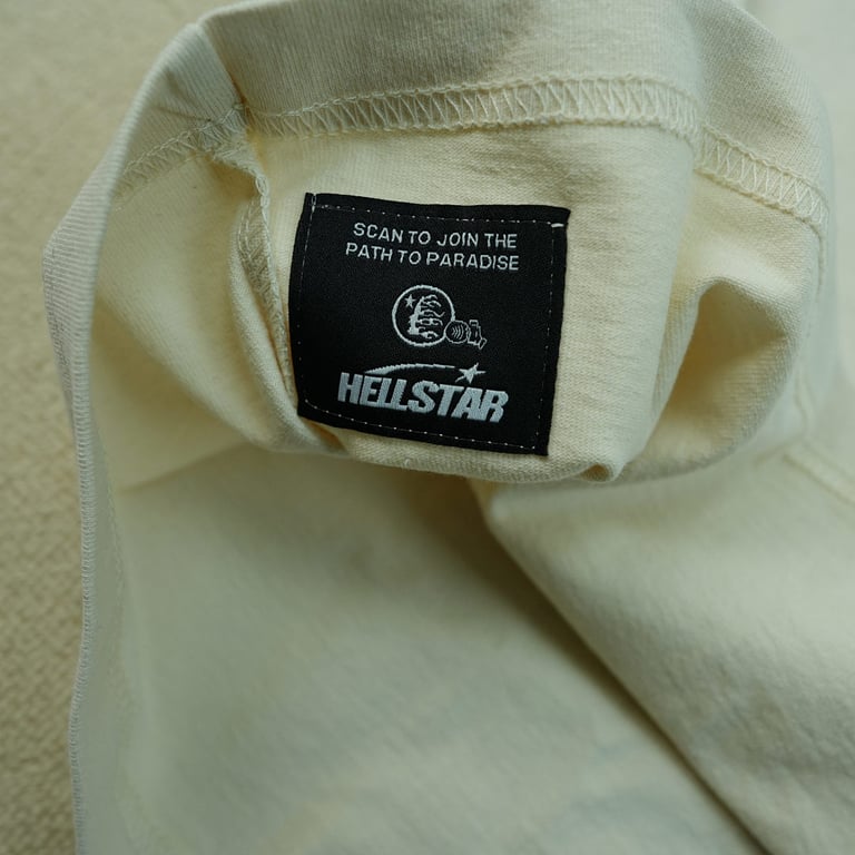 Hellstar Classic T-shirt White/Brown - 9