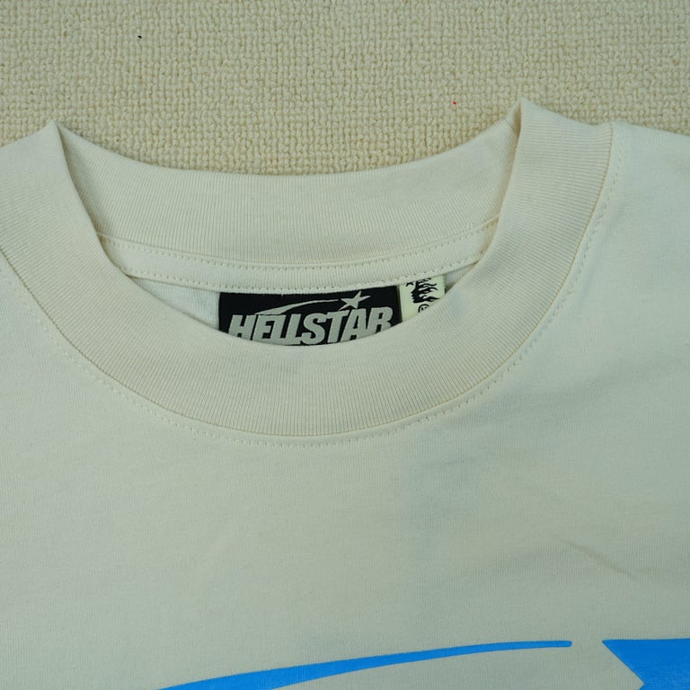 Hellstar Classic T-shirt White/Blue - 11