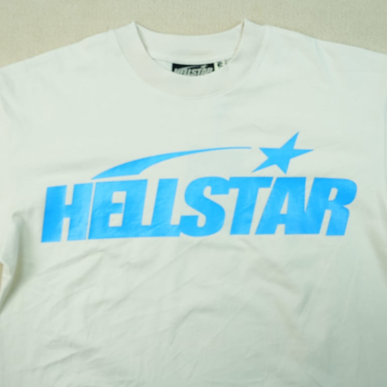 Hellstar Classic T-shirt White/Blue - 7