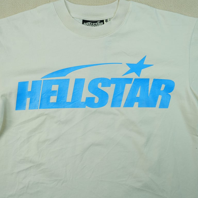 Hellstar Classic T-shirt White/Blue - 8