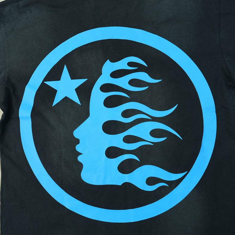 Hellstar Classic T-shirt Black/Blue - 14