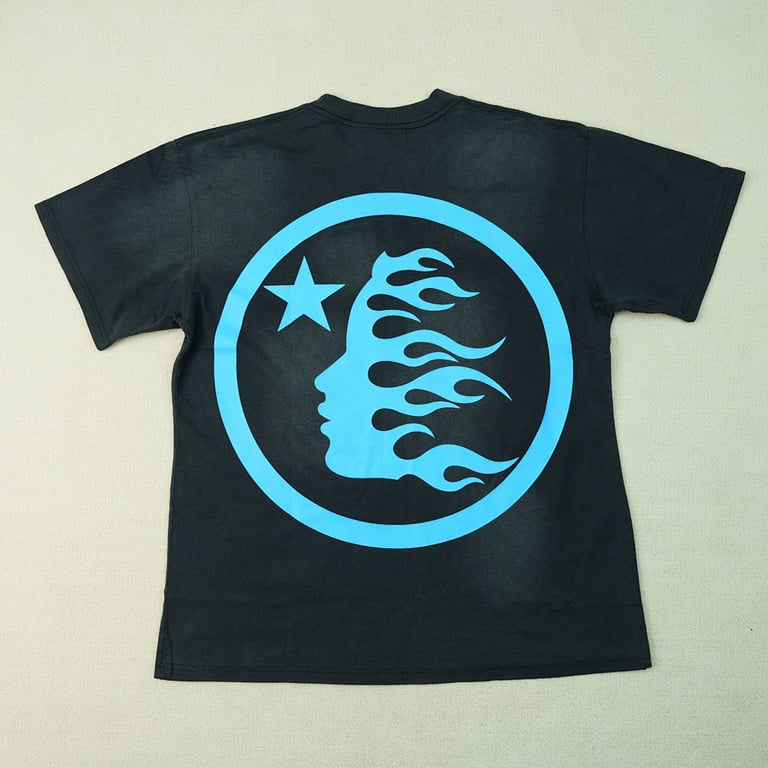 Hellstar Classic T-shirt Black/Blue - 19