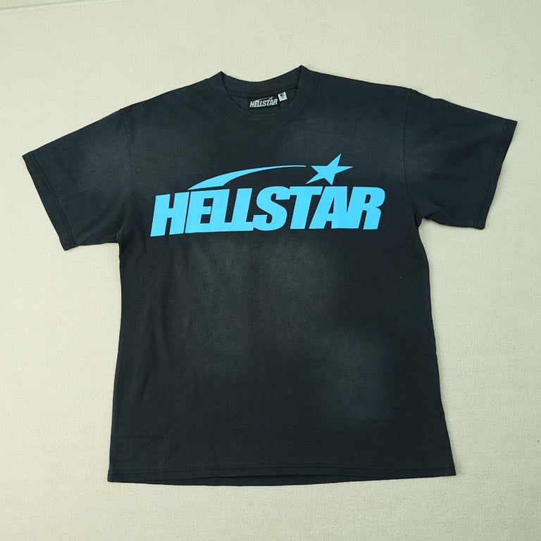 Hellstar Classic T-shirt Black/Blue - 4