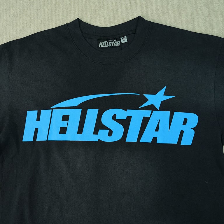 Hellstar Classic T-shirt Black/Blue - 6