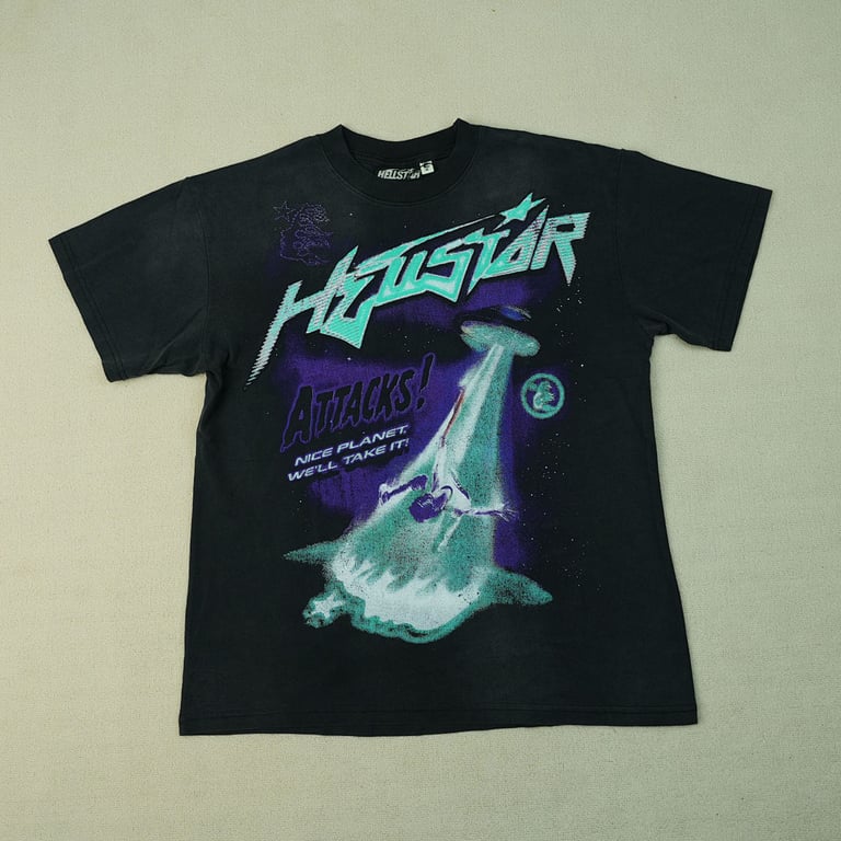 Hellstar Attacks T-Shirt Black - 4