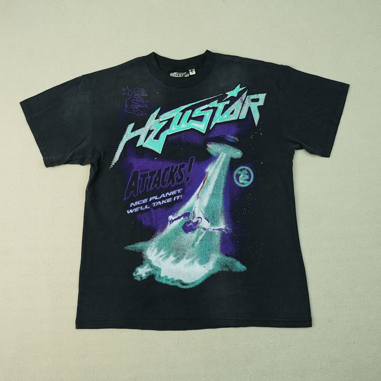 Hellstar Attacks T-Shirt Black - 5