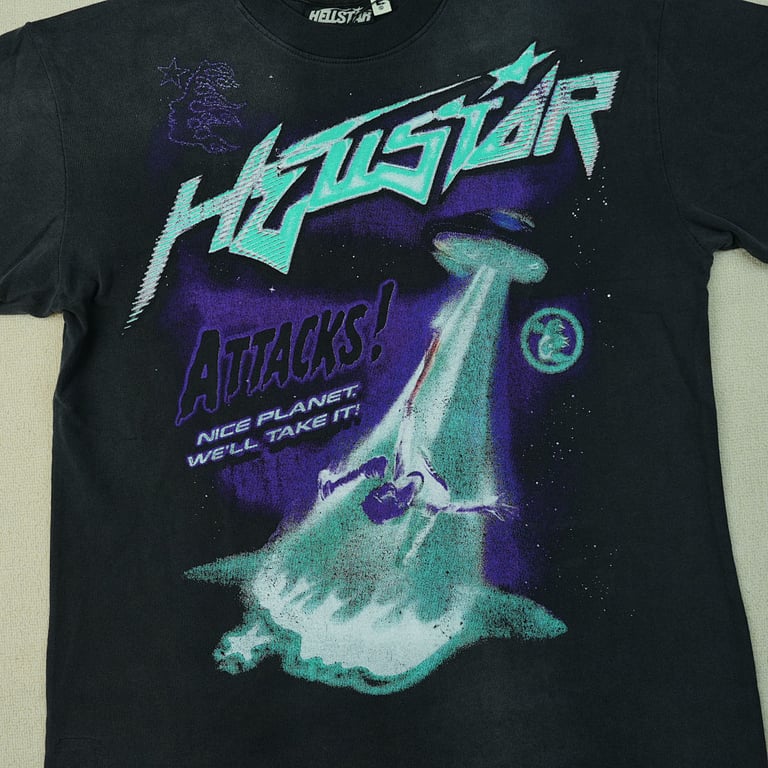 Hellstar Attacks T-Shirt Black - 6
