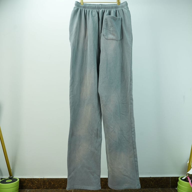 Hellstar Future Flames Sweatpants Grey/Green - 17