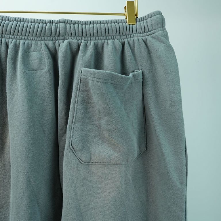 Hellstar Future Flames Sweatpants Grey/Green - 20