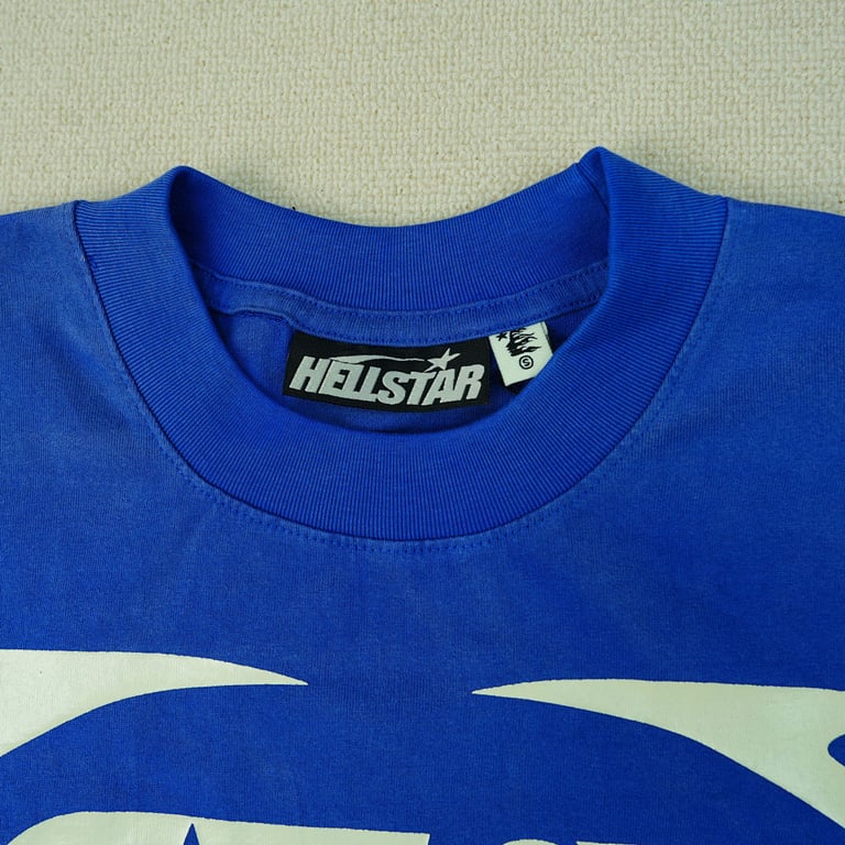 Hellstar Warm Up T-shirt Blue - 14