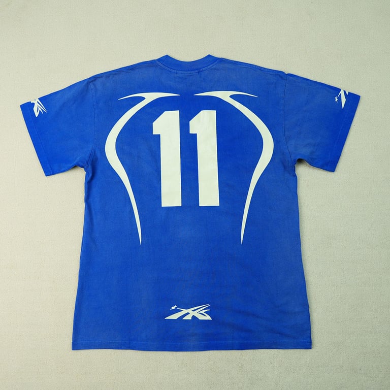 Hellstar Warm Up T-shirt Blue - 16