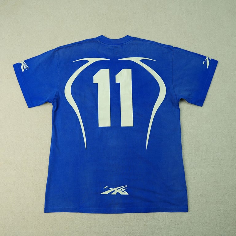 Hellstar Warm Up T-shirt Blue - 17