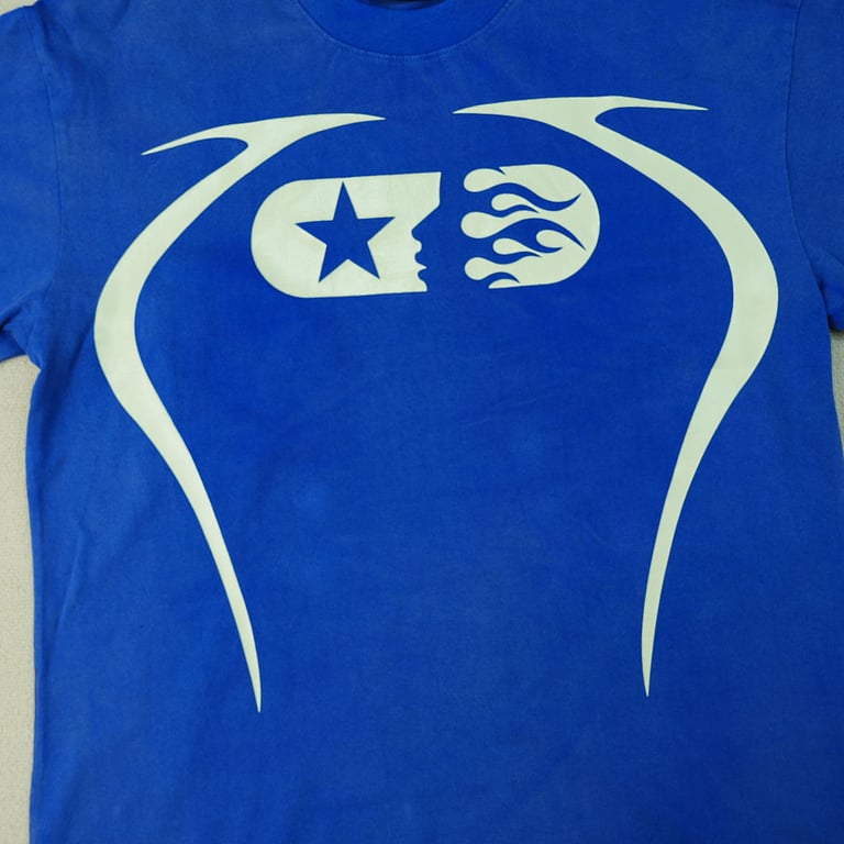 Hellstar Warm Up T-shirt Blue - 6