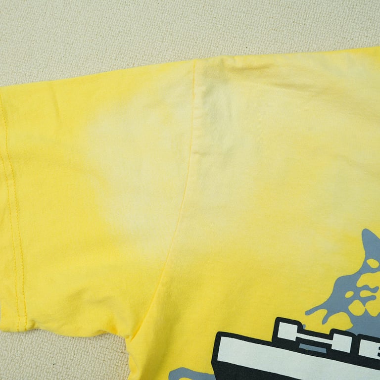 Hellstar Jesus Graphic T-Shirt Yellow - 10