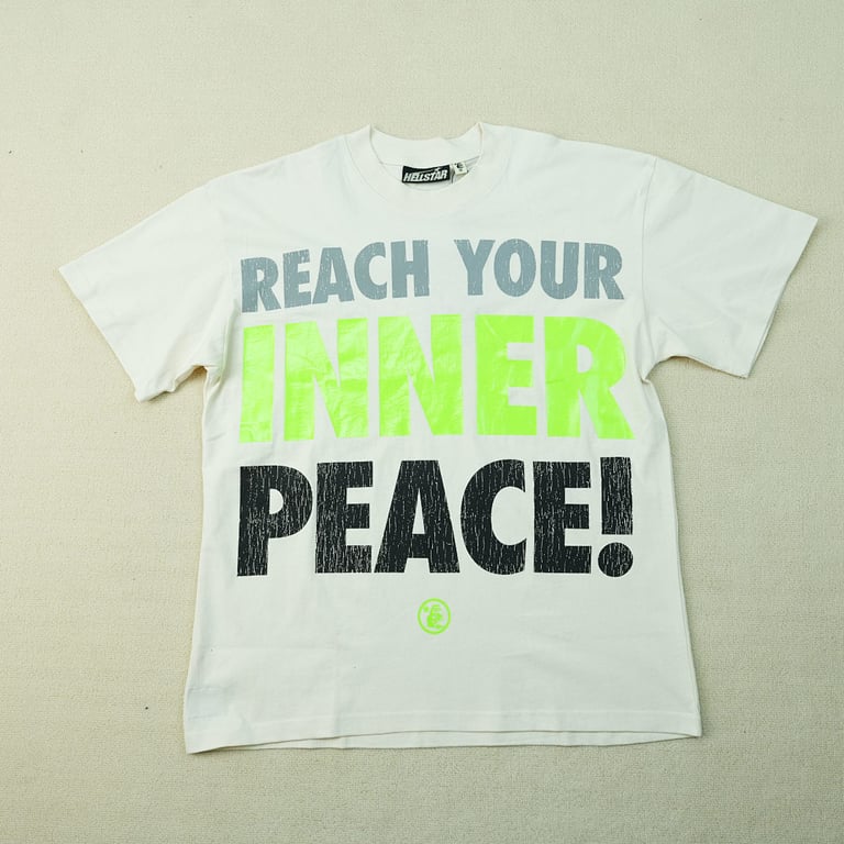 Hellstar Inner Peace T-Shirt White - 4