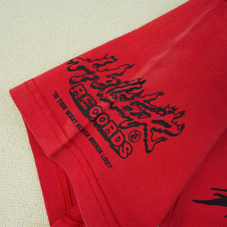 Hellstar Records T-Shirt Red - 11