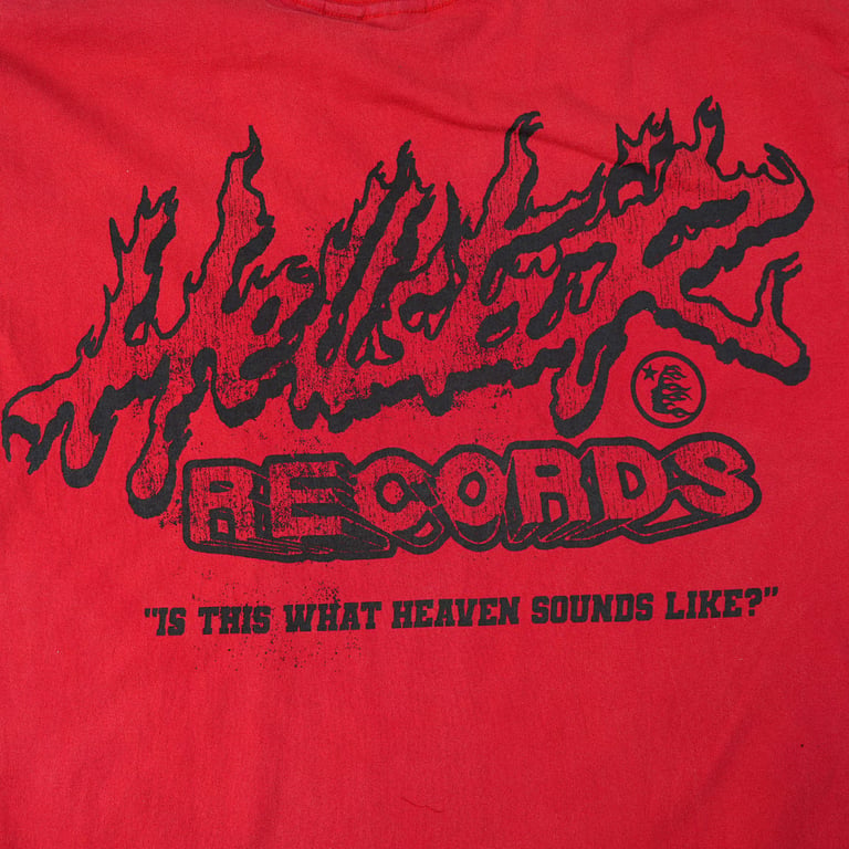 Hellstar Records T-Shirt Red - 19