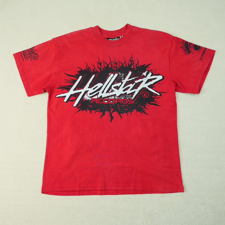 Hellstar Records T-Shirt Red - 4