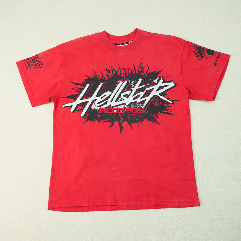 Hellstar Records T-Shirt Red - 5