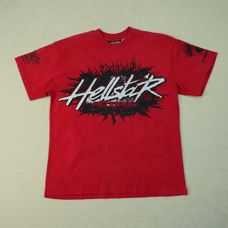 Hellstar Records T-Shirt Red - 6