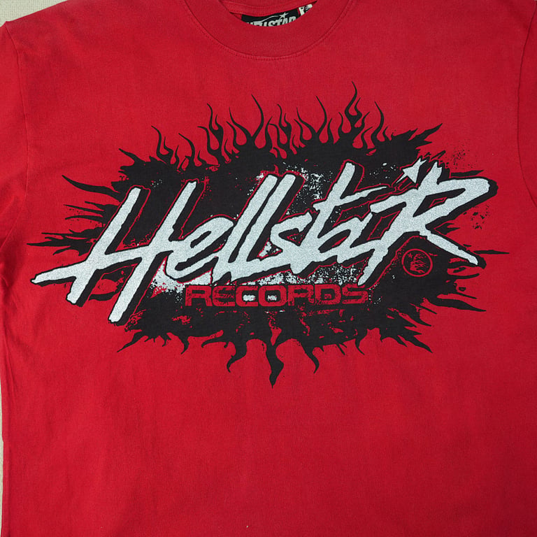 Hellstar Records T-Shirt Red - 7
