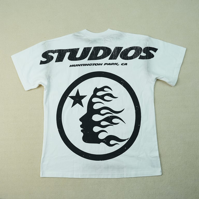 Hellstar Studios Cartoon Logo T-shirt Gray - 11