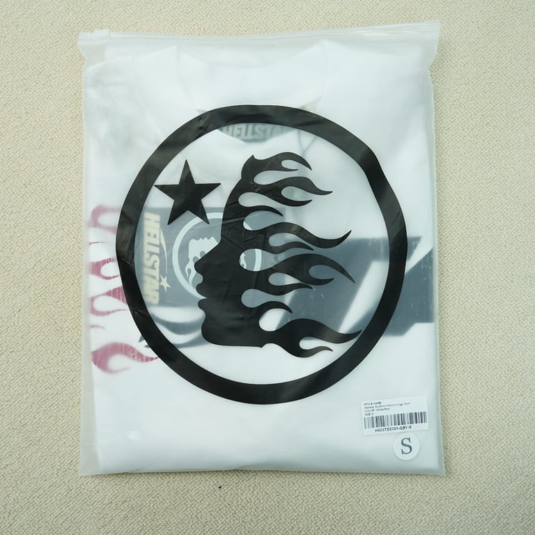 Hellstar Studios Cartoon Logo T-shirt Gray - 3