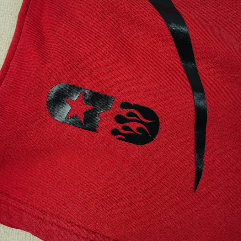 Hellstar Warm Up Shorts Red - 10