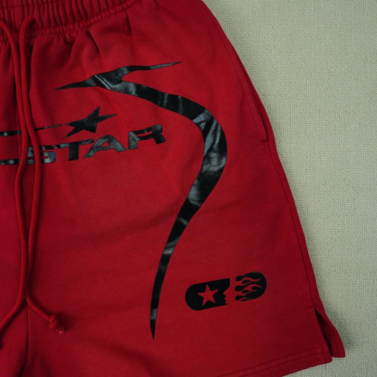 Hellstar Warm Up Shorts Red - 14