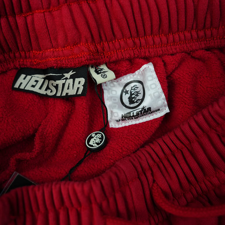 Hellstar Warm Up Shorts Red - 3