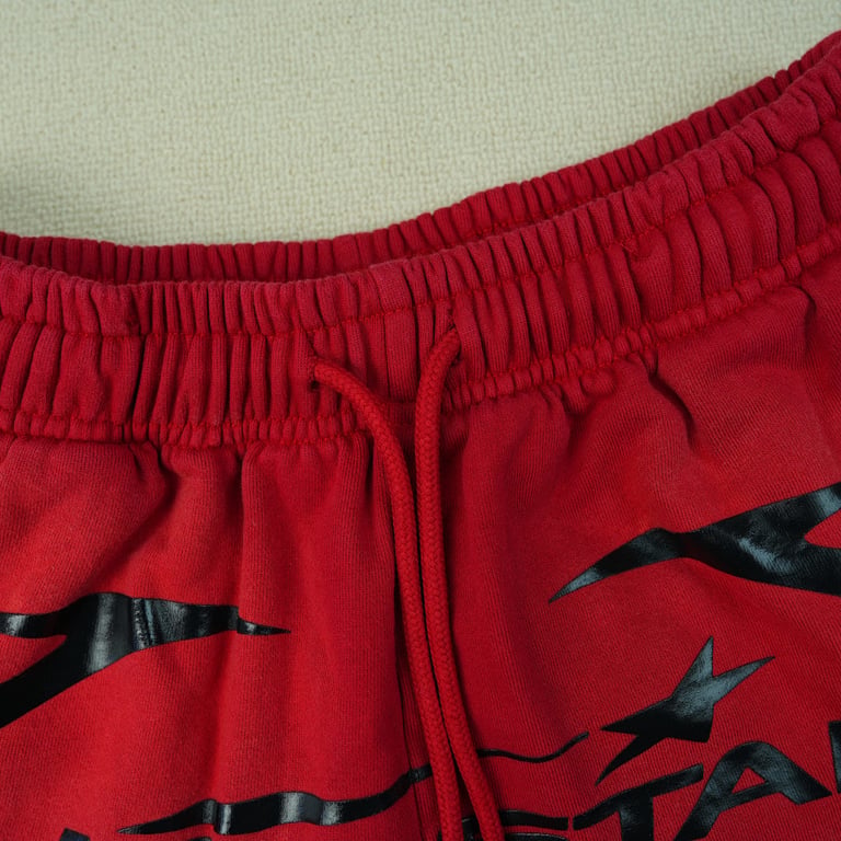Hellstar Warm Up Shorts Red - 7